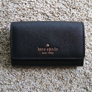 Kate Spade black, small, card wallet.
